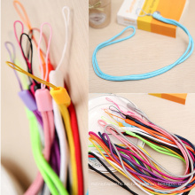 Cuerda trenzada larga multicolor para cordón y cuerda de teléfono móvil